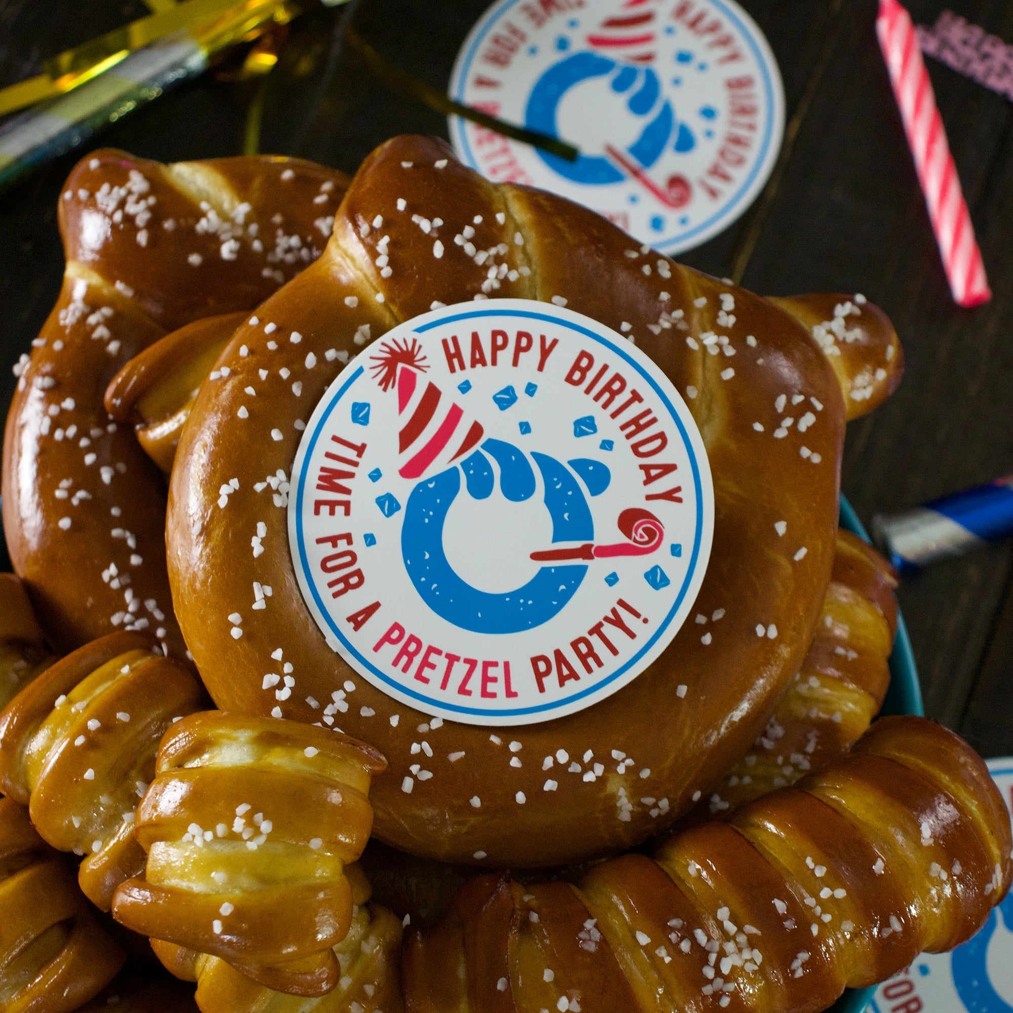 Soft Pretzel Lovers Variety Box - Happy Birthday